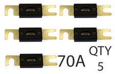 QTY 5 70 Amp ANL Inline Fuse by Voodoo Car Audio For Fuse holder