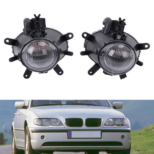 1 par de luces antiniebla de lente transparente izquierda+derecha para BMW E46 serie 3 2002-05《 - Imagen 1 de 8