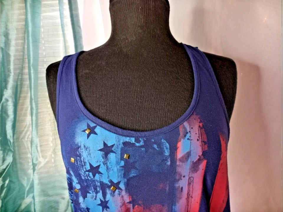 Ransom women's size M Americana tank top New no tags - Image 4 of 4