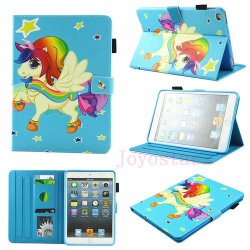 For iPad 5th 6th 7th Generation/Air/Mini Magnetic Leather Stand Smart Case Cover - Picture 3 of 38