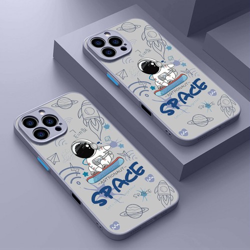 For iPhone 16 15 Pro Max 14 13 12 11 Space Astronaut PC Shockproof Case Cover - Picture 16 of 22