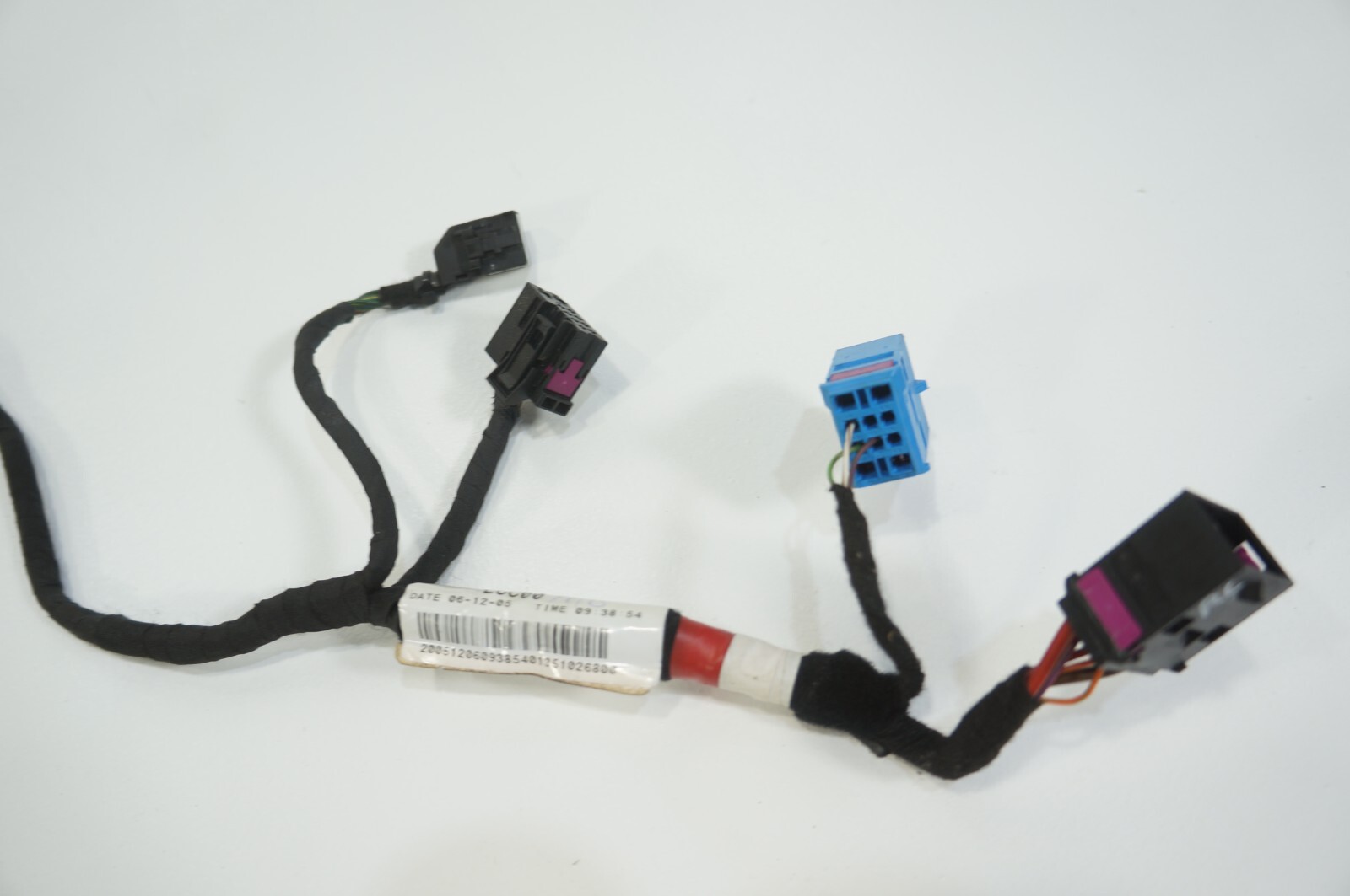 Oem 06-2012 Bentley Continental Flying Spur Rear Left Side Door Wire Harness