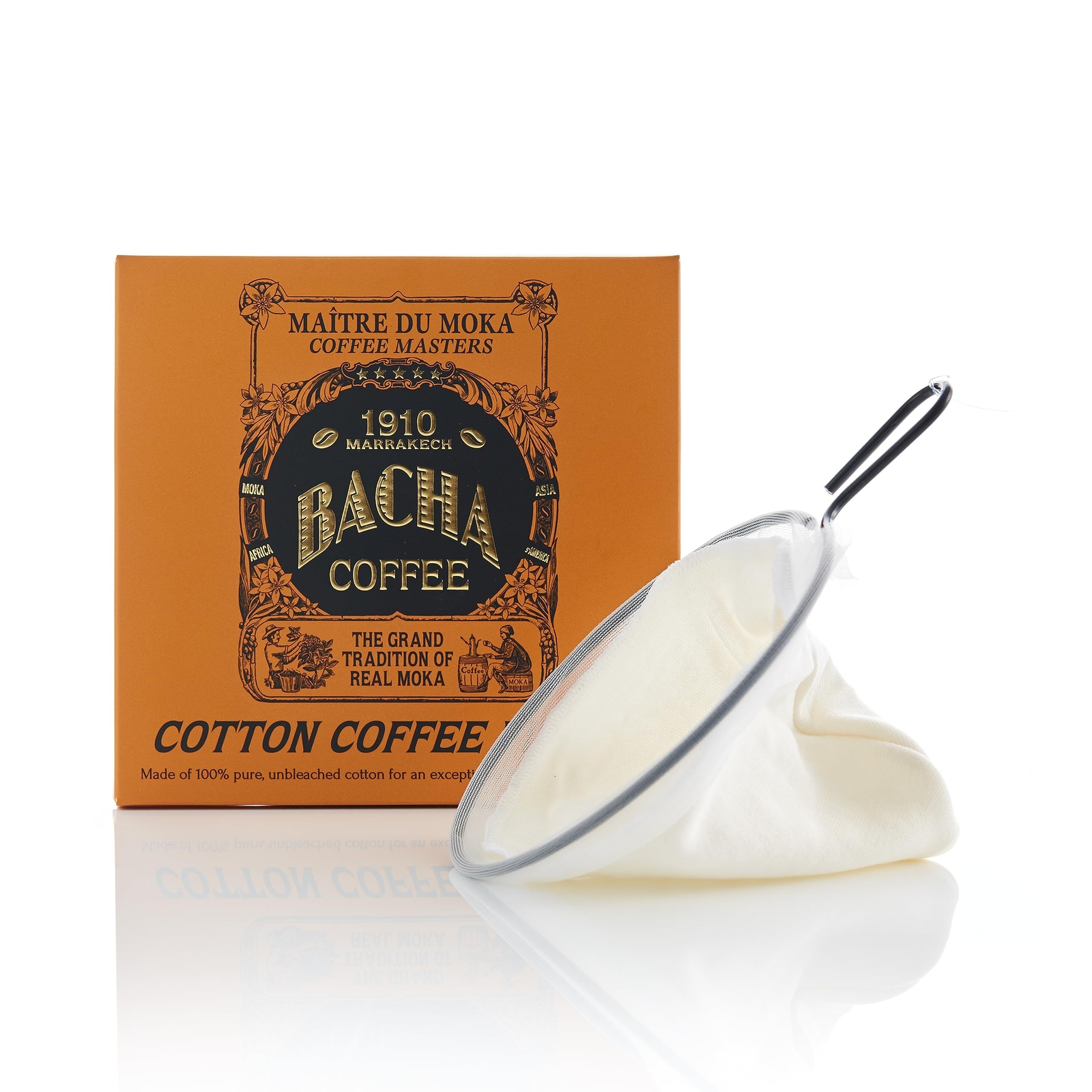 Bacha Coffee 100% Cotton Filter 125mm 4 fl oz Size  