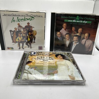 Lot 3 CD Celtic James Galway & The Chieftains in Ireland Over The Sea To Skye