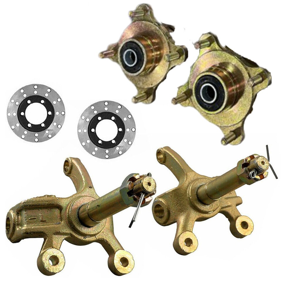 Front Wheel Rim Hub Steering Knuckle Kits For 125250cc ATV Go Kart 4