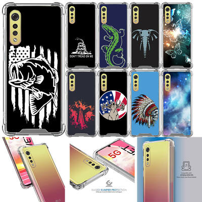 Case for [LG Velvet (2020)], Slim Printed TPU Bumper Cover -8