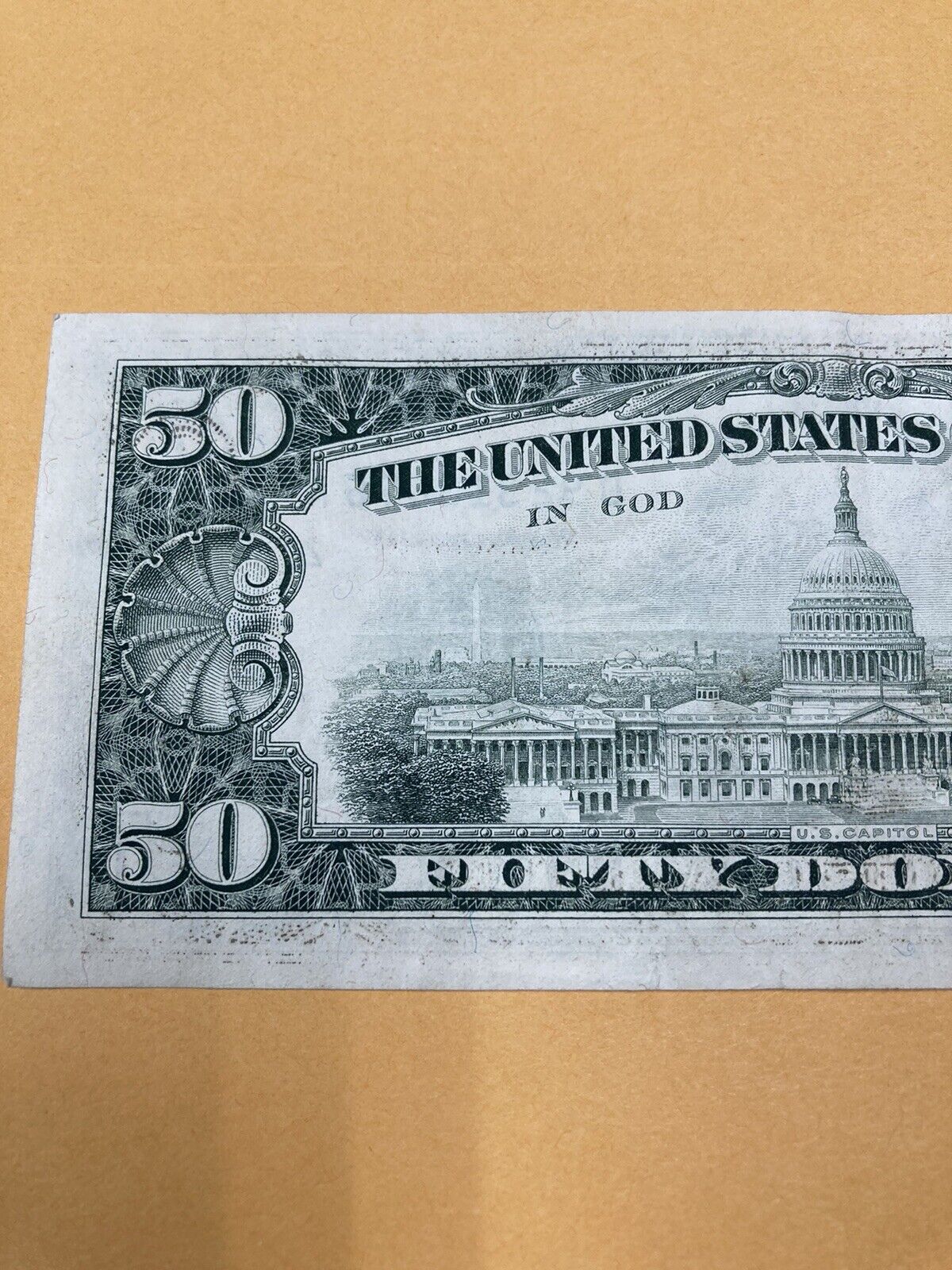 Here's a current year $50 bill and a 1990 $50 bill. : r