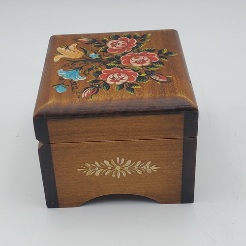 Caja de música Reuge pintada a mano firmada de colección. ""La flauta mágica"" Suiza" - Imagen 6 de 14