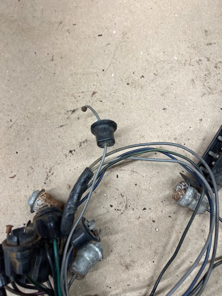 Chevelle Malibu El Camino 1964 1965 velocímetro tablero calibre racimo arneses de cableado Foto 4 de 4