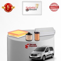Set Service 4 Filter Peugeot Partner II 1.6 Bluehdi 88KW 120CV Von 2015->