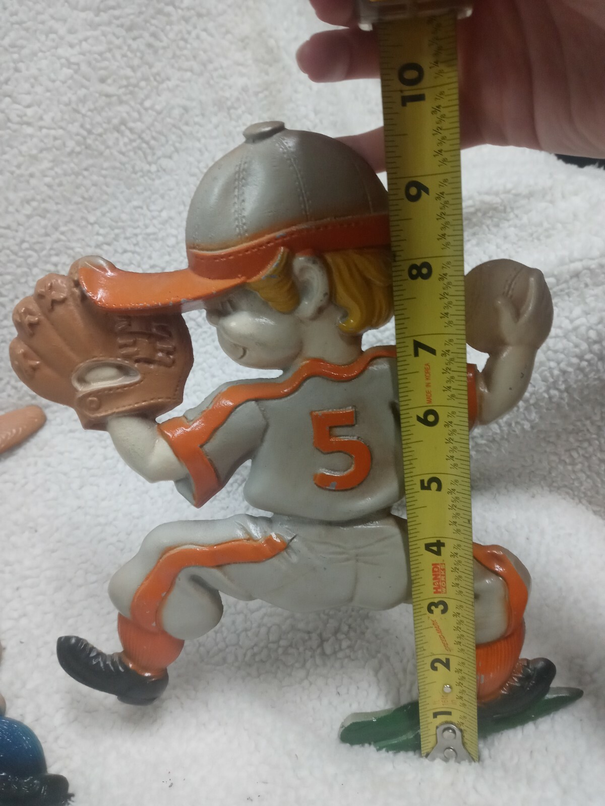 Set of 2 Vintage Sexton Metal Baseball Wall Plaques Hanging Decor Kids