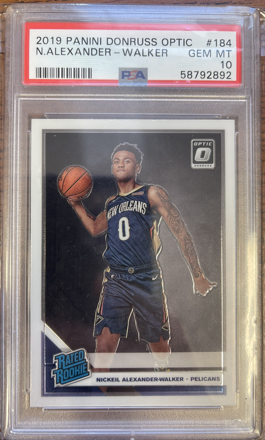 2019-20 Panini Donruss Optic Nickeil Alexander-Walker PSA 10 GEM MINT #184