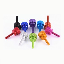 6 -32x16mm Set Screws DIY Aluminium Knurled Thumb Screw Flat Thumb Screws