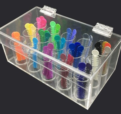Chaîne Orthodontique 2 En 1 Avec Boîte De Rangement Acrylique – Pour Ligatures Dentaires, Chine