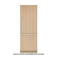 Fisher & Paykel RS3084WRU1 30" Integrated Built-In Bottom Freezer, Panel Ready
