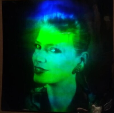 Hologram 6x6-in   ''Lady''  Light Impressions   Santa Cruz