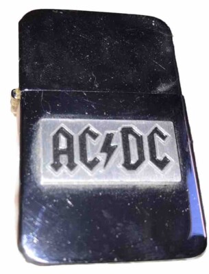Lighter Gas - AC/DC - Silver Metal Good Used Condition | eBay