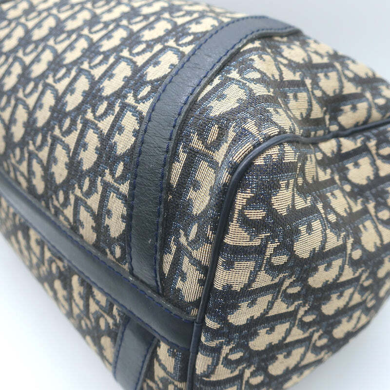 Vintage Christian Dior Small Diorissimo Canvas Boston Bag Vintage Christian Dior Small Diorissimo Canvas Boston Bag