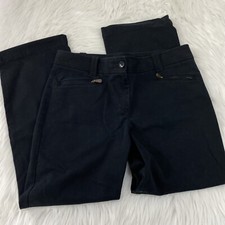 Talbots petites signature fit black pants size 10 zipper pockets