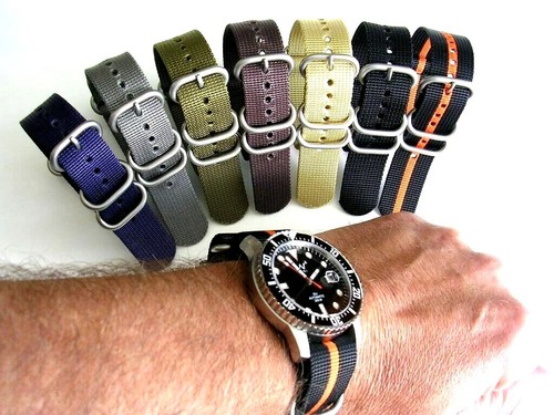 NATO G10 ® UTC Heavy Ballistic Nylon Military RAF watchband strap Bond IW SUISSE - Picture 12 of 12