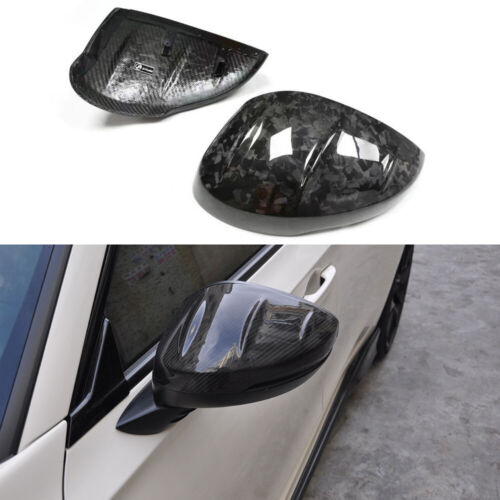 Cubiertas de espejo retrovisor de carbono forjado en seco para Honda Civic Type-R FL5 11a pasta - Imagen 2 de 12