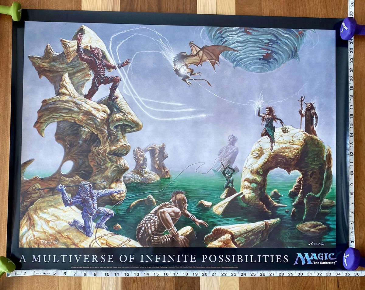 Magic The Gathering Poster 1994 MTG Promotional Promo Rare | eBay