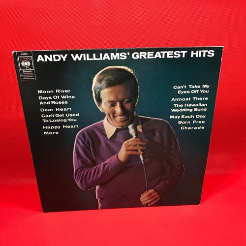 Andy Williams Greatest Hits 1970 UK vinyl LP best of Can't Take My Eyes Off You