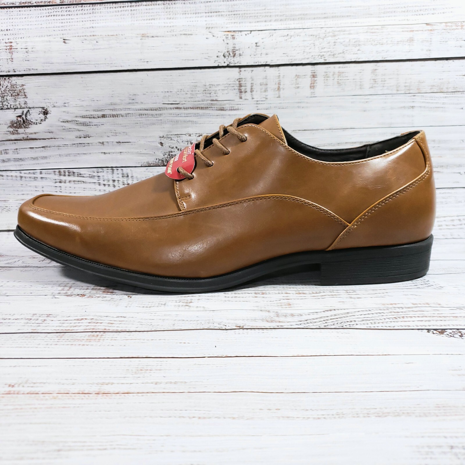 NWT Dexter Comfort 166804 Men's CROSBY Oxford Lace Up Brown Dress Shoes