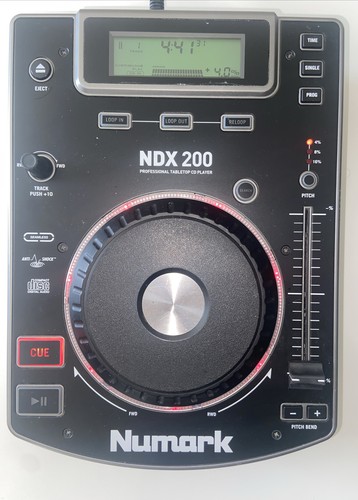 NUMARK DJ NDX200 Professional Tabletop CD PLAYER Mix LOOP Q Digital Audio