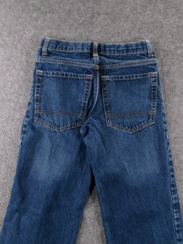 Old Navy Jean Youth 16 Blue Regular Straight Leg Causal Dark Wash Faded 29X30 - Picture 12 of 14