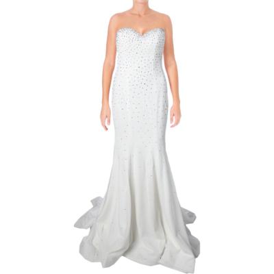 chinese dress ladies Jovani 42355 Long Prom Dress Off White / 12 main image 0