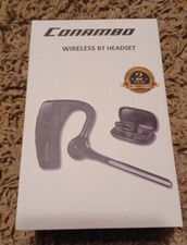 Trucker Wireless Mic Blue Parrot Bluetooth Noise Cancelling Headset Earpiece New