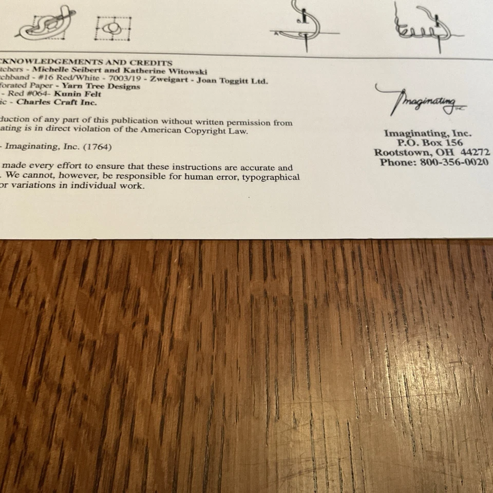 Cross Stitch Patterns"Picnic Basket" Design By Dianne Arthur. Lid,Tag And Basket - Image 2 of 2