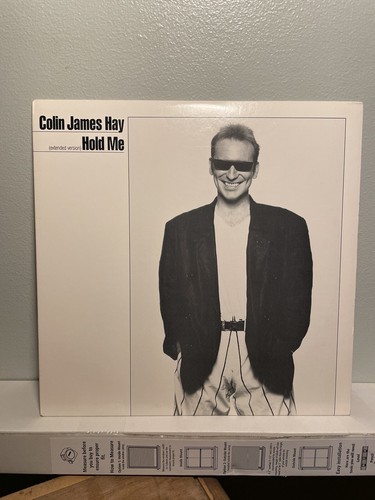 Men At Work Colin James Hay Hold Me 1986 RARE Promo Stamped 12” Vinyl Record