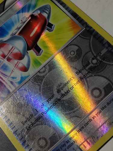 REVERSE HOLO Mega Catcher 104/124 PL - XY Fates Collide Pokemon Card - Picture 2 of 4