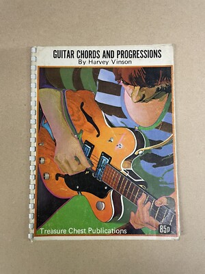 Gitarrenakkorde und Progressionen von Harvey Vinson - Pub: Treasure - 1972 - PB