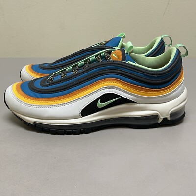 Nike Air Max 97 Abyss Illusion Running Sneakers Men 8.5 Green CZ7868-300 Shoes