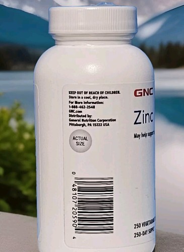 NEW GNC Zinc 50 mg, 90 Tablets, Immune Health Support EXP. 03/2027 - Picture 4 of 6