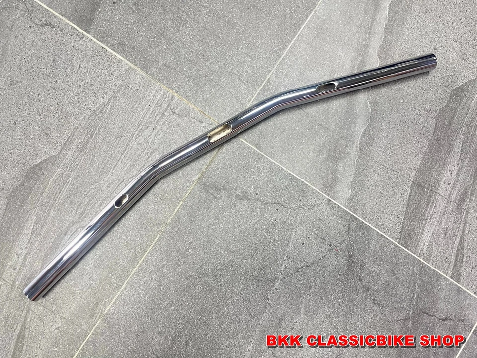 HONDA CB77 CB72 CB92 CB160 CB175 STEERING STEEL HANDLE BAR PIPE WITH WIRE HOLES - Imagem 2 de 4