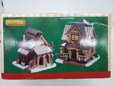 Lemax ~  Sugartree Maple Farm Village Buildings - 2 Piece Set #75207 