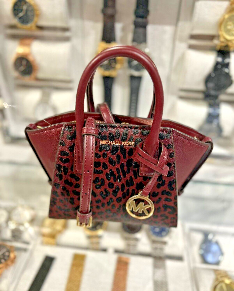 Michael Kors Avril XS Cheetah Print Calf Hair Leather Michael Kors Avril XS Cheetah Print Calf Hair Leather