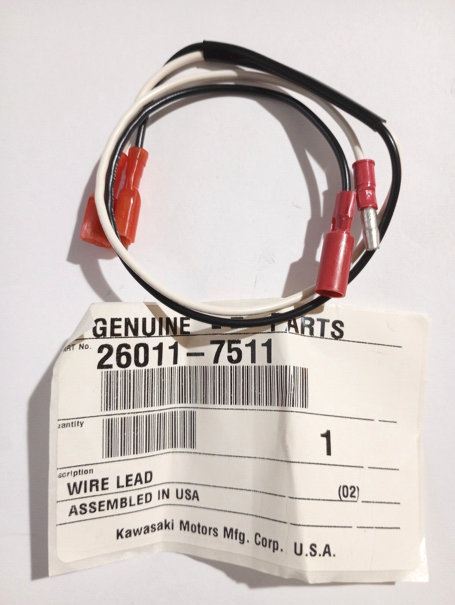 フー様 Kawasaki Mule 550 KAF300 Wire Lead NOS 26011-7511 (L-5889) | eBay