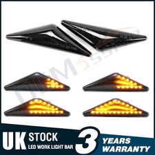 Smoked Dynamic Side LED Light Indicators Repeater For Mondeo Mk3 Ford Focus Mk1