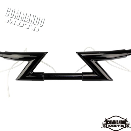 Drag Handlebar 1" Z Bar For Harley Sportster XL883 XL1200 Softail Dyna Chopper - Picture 6 of 7