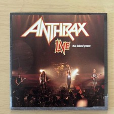Live: Island Years by Anthrax Japan CD W/OBI