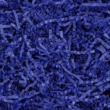 Crinkle Cut Paper Shred Filler 1 LB for Gift Wrapping  Filling - Royal Blue