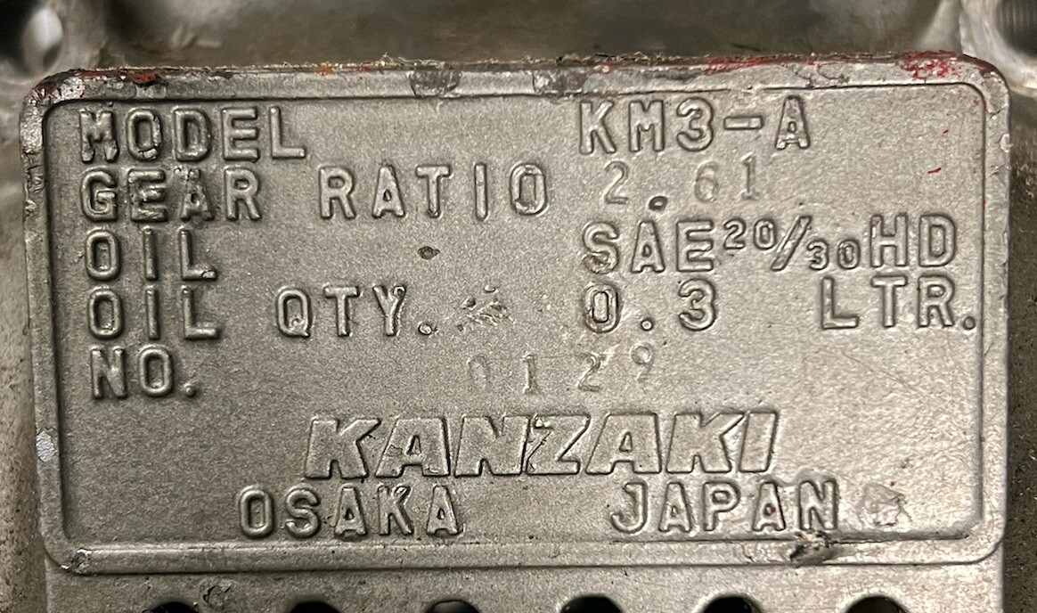 YANMAR KANZAKI KM3-A Marine Transmission | 2.61 Gear Ratio
