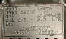 YANMAR KANZAKI MARINE TRANSMISSION KM3-A gear ratio 2.61 OEM