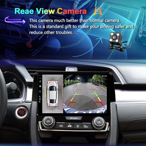 8GB+256GB Car Stereo GPS Navigation Android 14.0 CarPlay DAB WIFI AUX IPS 10.1'' - Picture 7 of 17