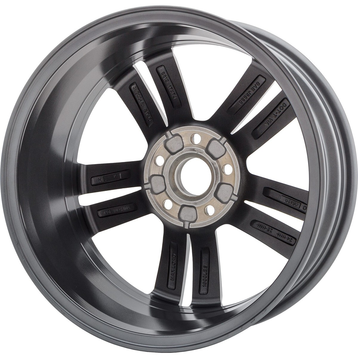 17" Machined & Black Alloy Wheel Rim – Fits 2019-2021 VW Jetta – 5x112mm – 46mm Offset